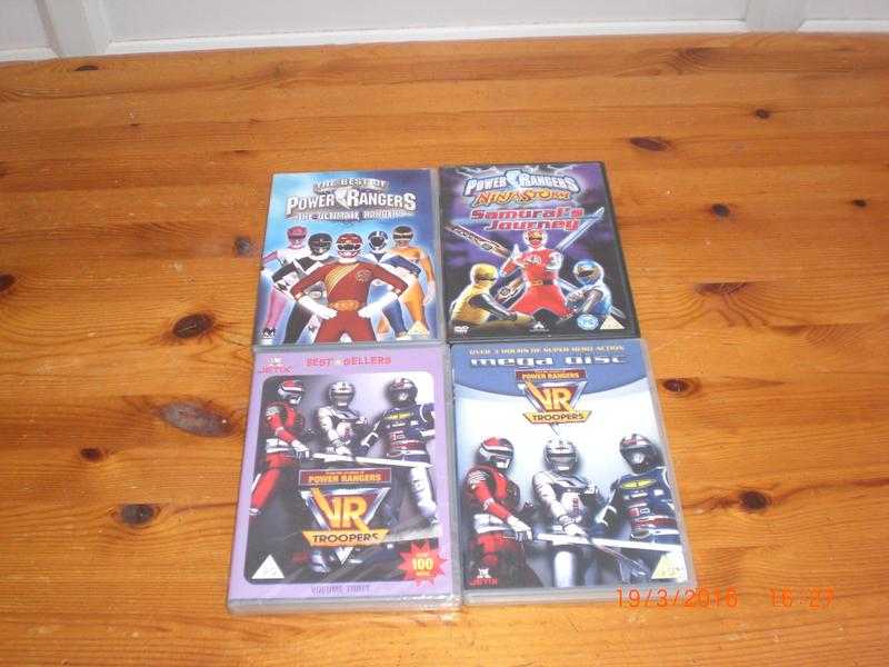 Power Rangers amp VR Troppers DVD