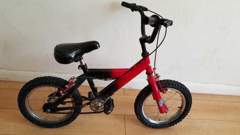 Power Rangers Kids bike. 14 inch wheels. (Suit 3 yrs to 5 yrs).