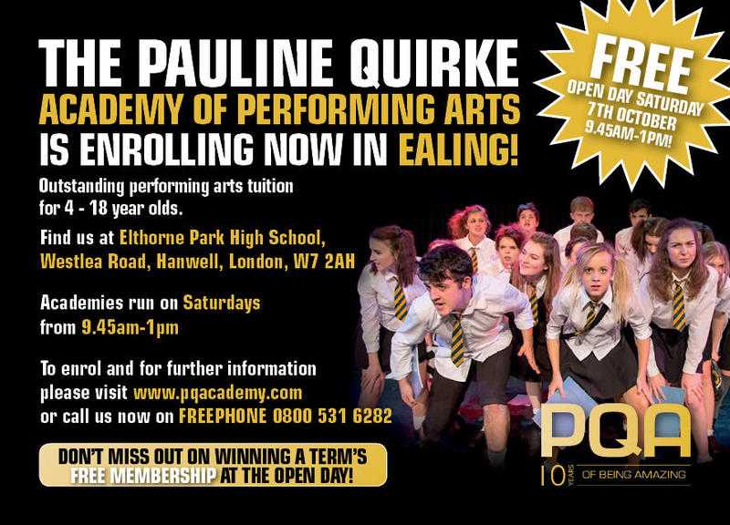 PQA Ealing FREE Open Day - Saturday 7th October 2017