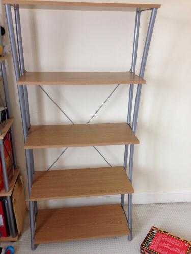 Pre assembled shelving unit