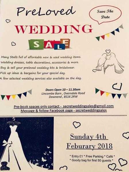 Preloved Wedding Sale