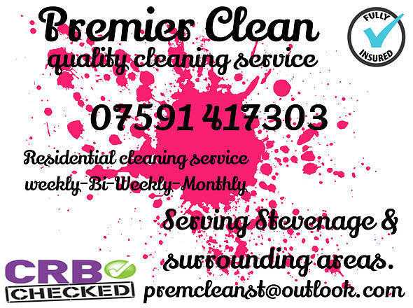 Premier Clean domestic cleaning services