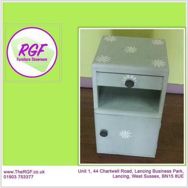 Pretty Bedside Table With Drawer amp Cupboard - Local Delivery 19