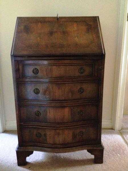 Pretty Edwardian  Mahogany Bureau