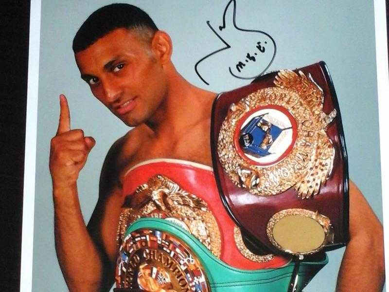 Prince Naseem Hamed - World Featherweight Champion Boxer - Hand Signed Photo