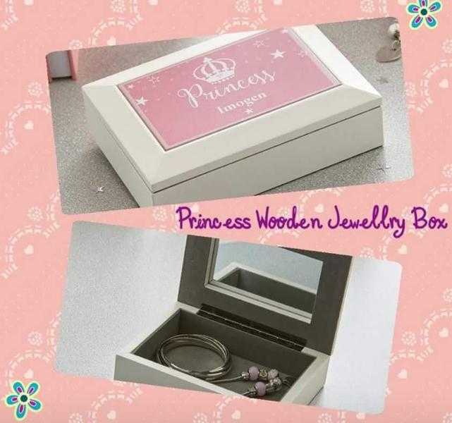 Princess Woodern Jewellery Box