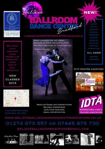 Private Dance Tuition - Lots of Styles - Bradford City Centre