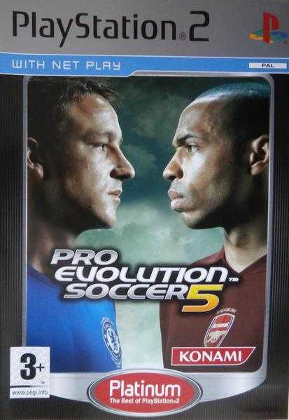 Pro Evolution Soccer 5 (Platinum) (Sony PlayStation 2)