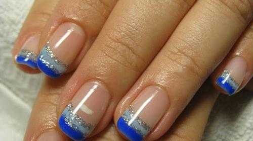 Professional gel nail manicure