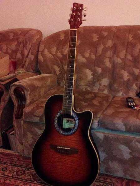 Professional guitar electro acoustic 039ovational039 built by XP guitars