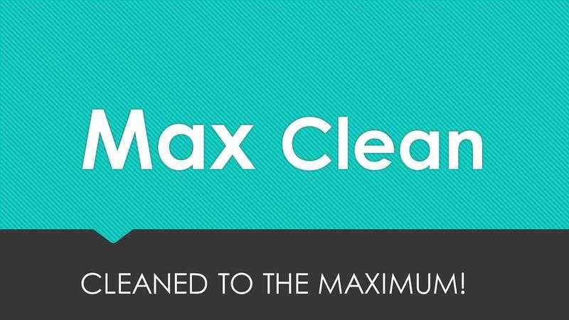 Professional MAX Cleaning Services in London