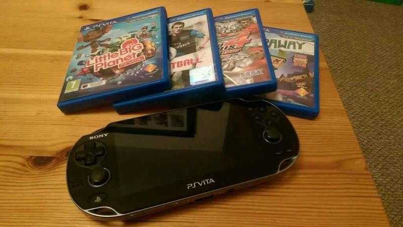 ps vita with games