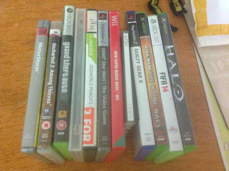 PS2 - PS3 - PS4 - Xbox - Xbox 360 - wii games job lot