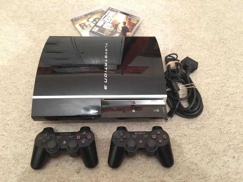 PS3 - 80gb, 2 controllers, 4 games