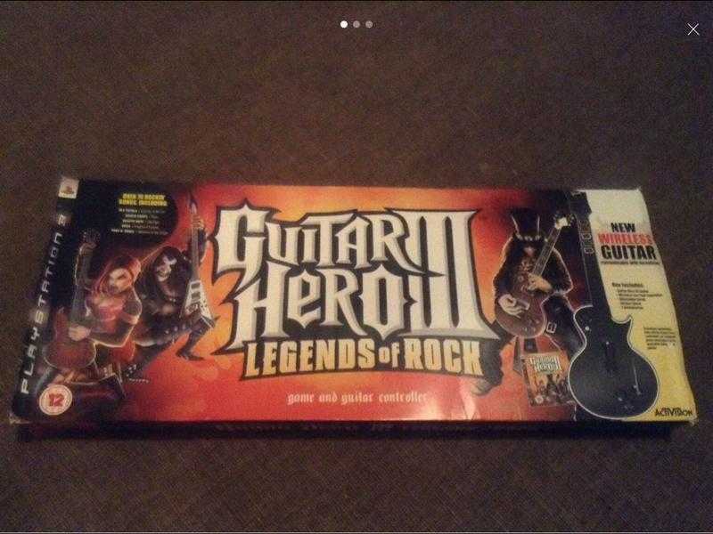 PS3 Guitar Hero III