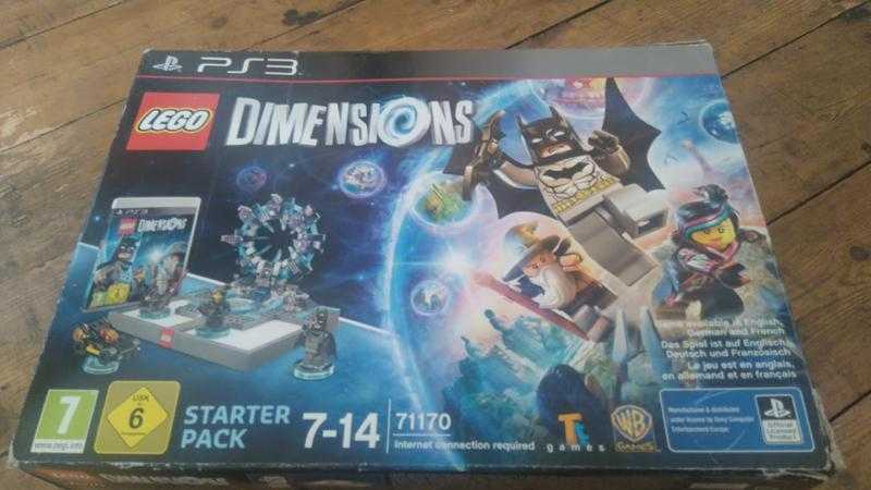 PS3 lego dimensions starter pack  extras