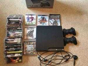 ps3 slim line 250 gb very good condition also have lots of games from 5.00