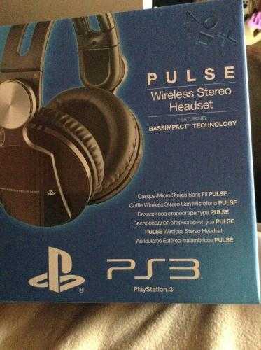 PS3 Sony pulse wireless stereo headset for sale