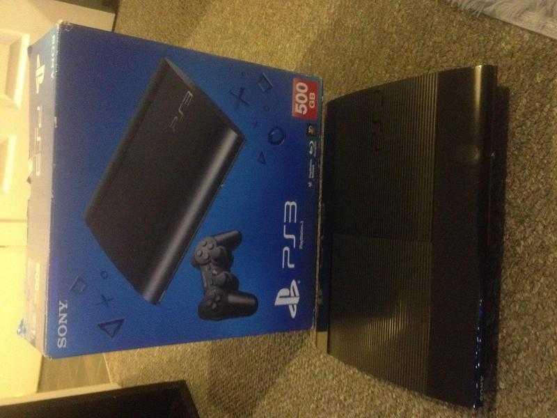 PS3 super slim 500GB boxed