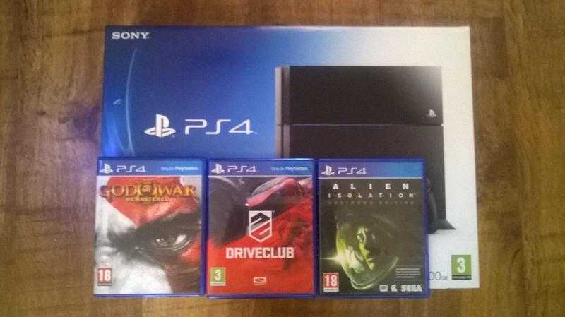 ps4 new with games