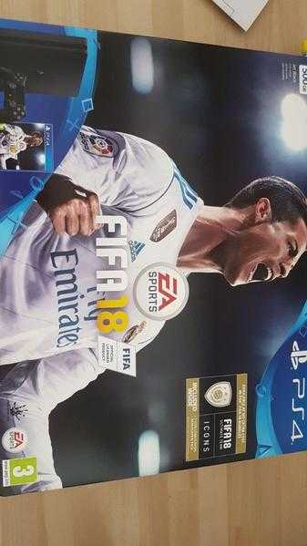 PS4 Slim Console 500GB Fifa 18 Bundle (FREE UK DELIVERY)