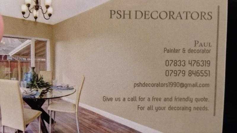 P.S.H DECORATORS  - FOR ALL YOUR DECORATING NEEDS AT AFFORDABLE PRICES.