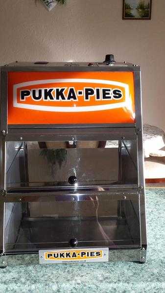 PUKKA  PIE HEATED DISPLAY CABINET