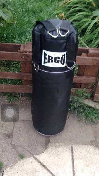 Punching bag and everything including boxing shoes