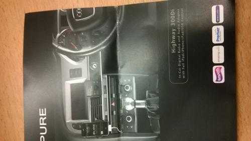 pure highway 300 di dab radio kit, Car Audio, Pure