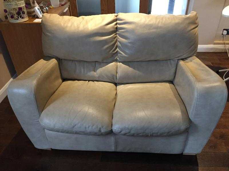 Pure Leather, Cream Sofa Set