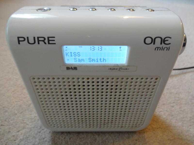 Pure One Mini Mains Portable Digital Radio - DAB FM