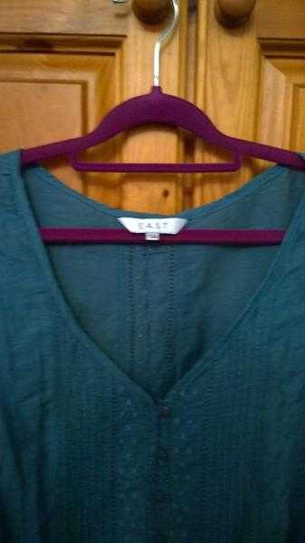 Pure Silk EAST Blouse Size 14