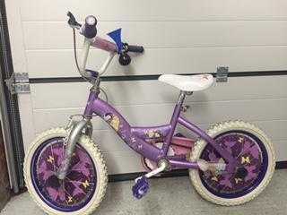 Purple princess bicyle 12 in