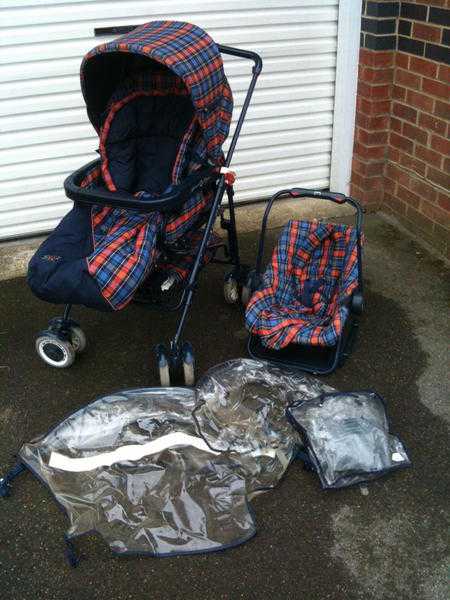 Pushchair and carseat set