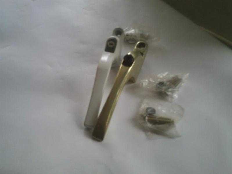 PVCu window handles