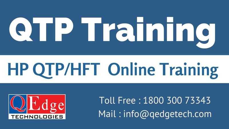QTP Training in Bangalore