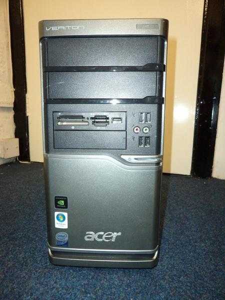 QUAD-CORE ACER M464 COMPUTER, 4GB RAM, 250GB HD