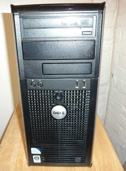 QUAD-CORE DELL OPTIPLEX 360 COMPUTER, 4GB RAM, 250GB HD, DVD WRITER