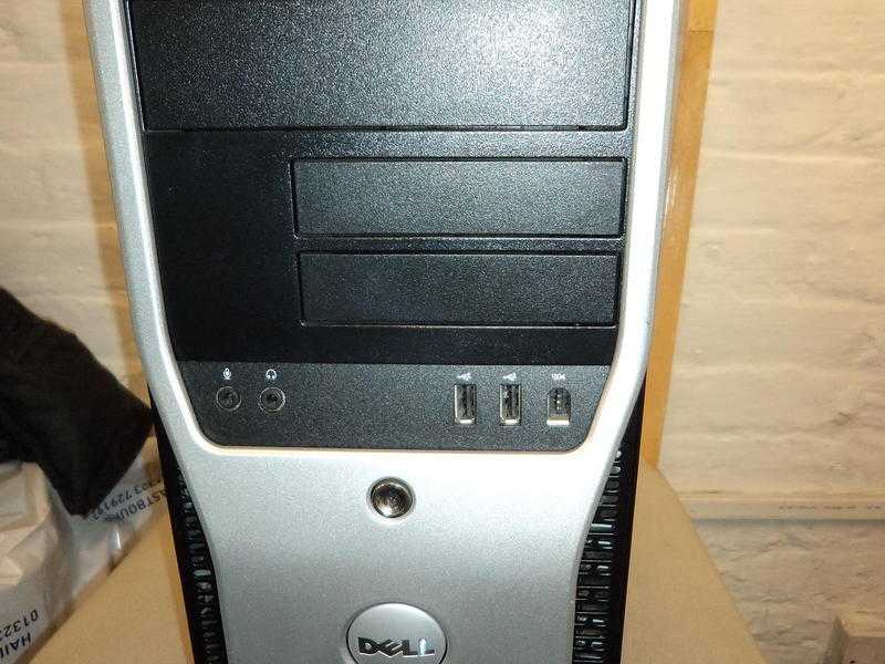 QUAD CORE DELL PRECISION T3400 COMPUTER, 4GB RAM, 250GB HD