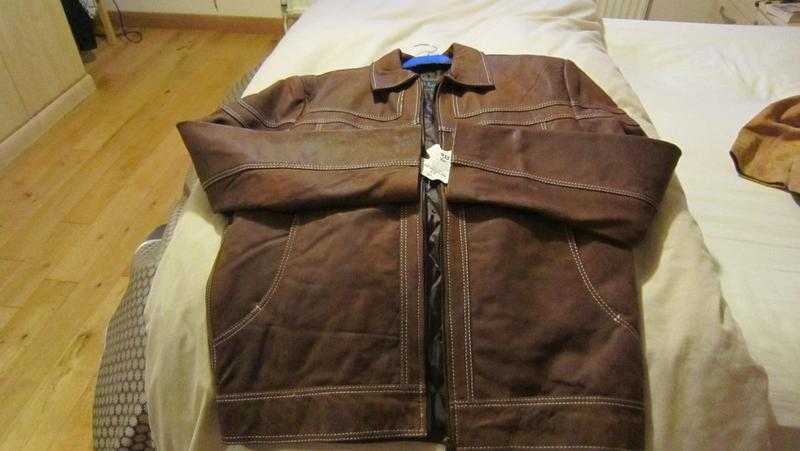 quality brand new mans leather jacket