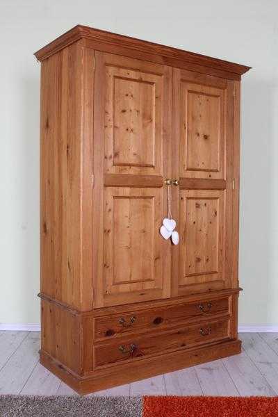 QUALITY SOLID PINE WARDROBE WITH LARGE DRAWER, 3 SECTIONS WAXED - CAN COURIER - FREE LOCAL DELIVERY