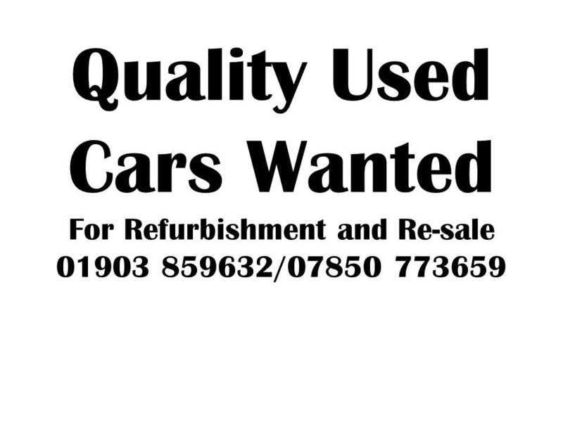 Quality Used Cars Wanted