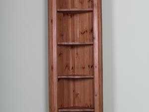 QUALITY WAXED PINE DISPLAY CABINET