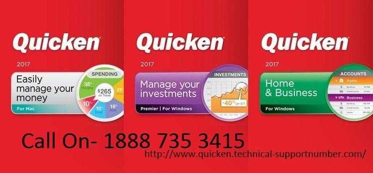 Quicken Help Desk Number 1888 735 3415