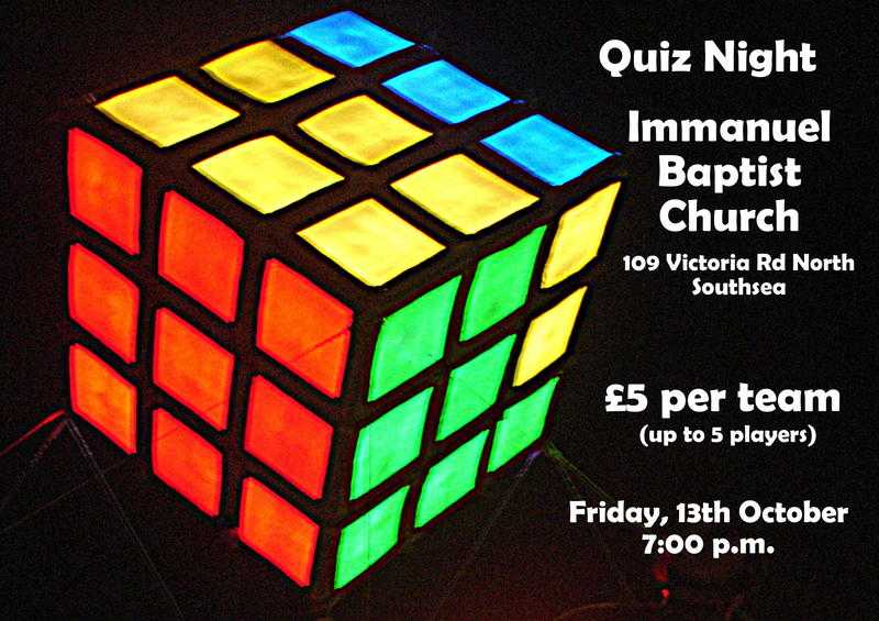 Quiz Night at Immanuel Baptist Church