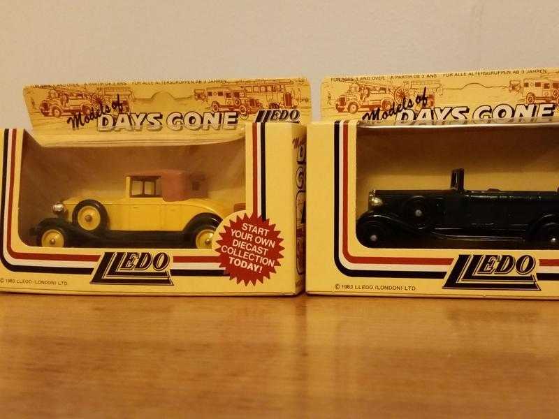 quot Boxed Lledo diecast days done by cars