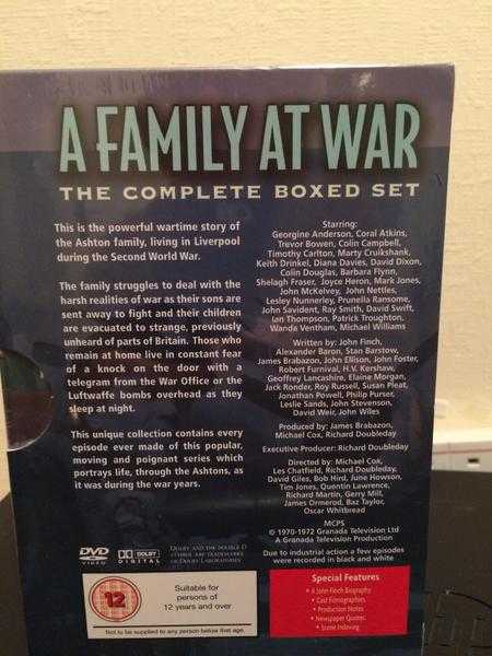 quotFAMILY AT WAR039039  - FULL SERIES BOX SET OF DVD039S