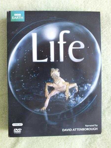 quotLIFEquot DVD NARRATED BY DAVID ATTENBOROUGH FROM BBC SERIES IN MINTBRAND NEW CONDITION APPROX 585mins