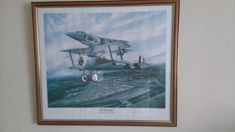 quotNOW AND THENquot AVIATION PRINT SIGNED BY ARTIST PETER R WESTACOTT