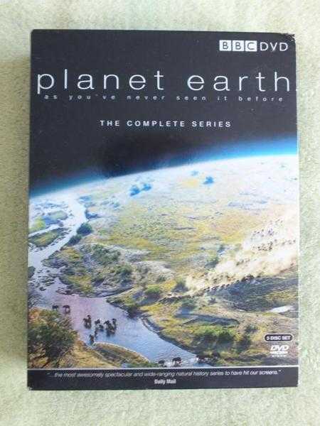 quotPLANET EARTHquot THE COMPLETE SERIES. FROM THE BBC TV SERIES. 5 DISC BOX SET IN VERY GOOD CONDITION
